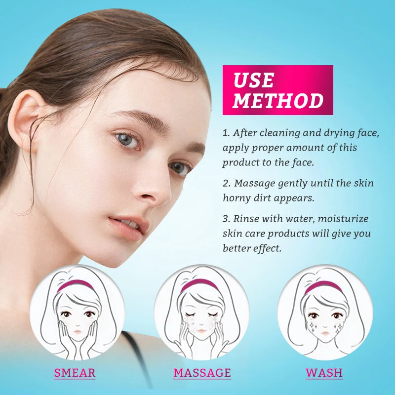 Facial Exfoliating Gel Skin Care Whitening Moisturizing Repair Facial Scrub Cleanser Cleansing Acne Blackhead Cream Face Care - Kellylooks Shop