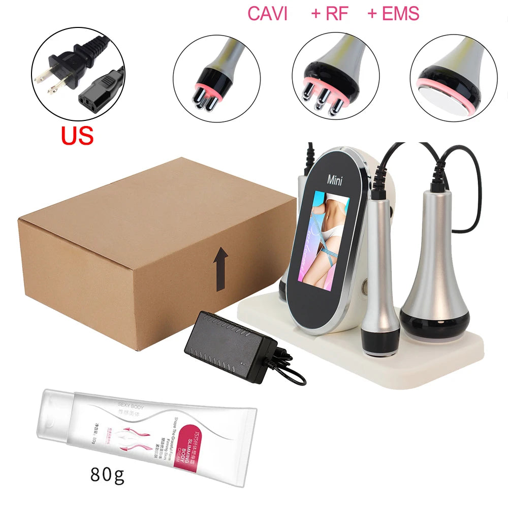 40K Ultrasonic Cavitation Machine radiofrecuencia corporal Facial Lifting Body Slimming Beauty skin Massage Weight Loss Machine