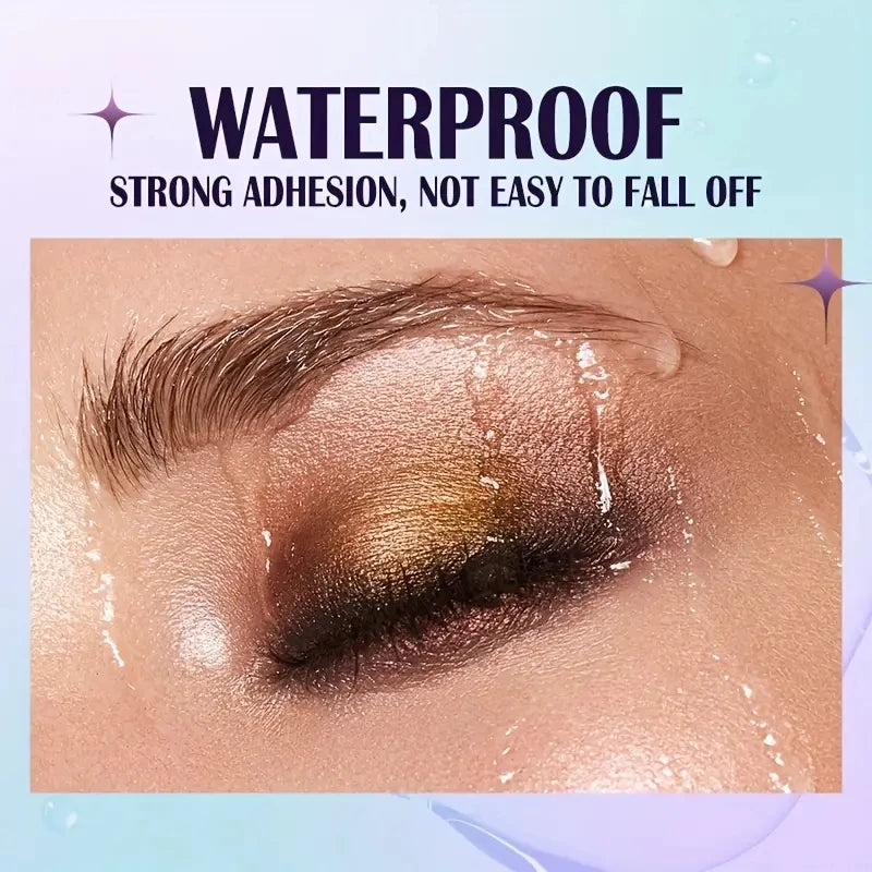 13-Shade Waterproof Liquid Eyeshadow Palette - High Shine Long-Lasting & Smudge-Proof Makeup Set for Glamourous Looks glitter - kellylooksshop