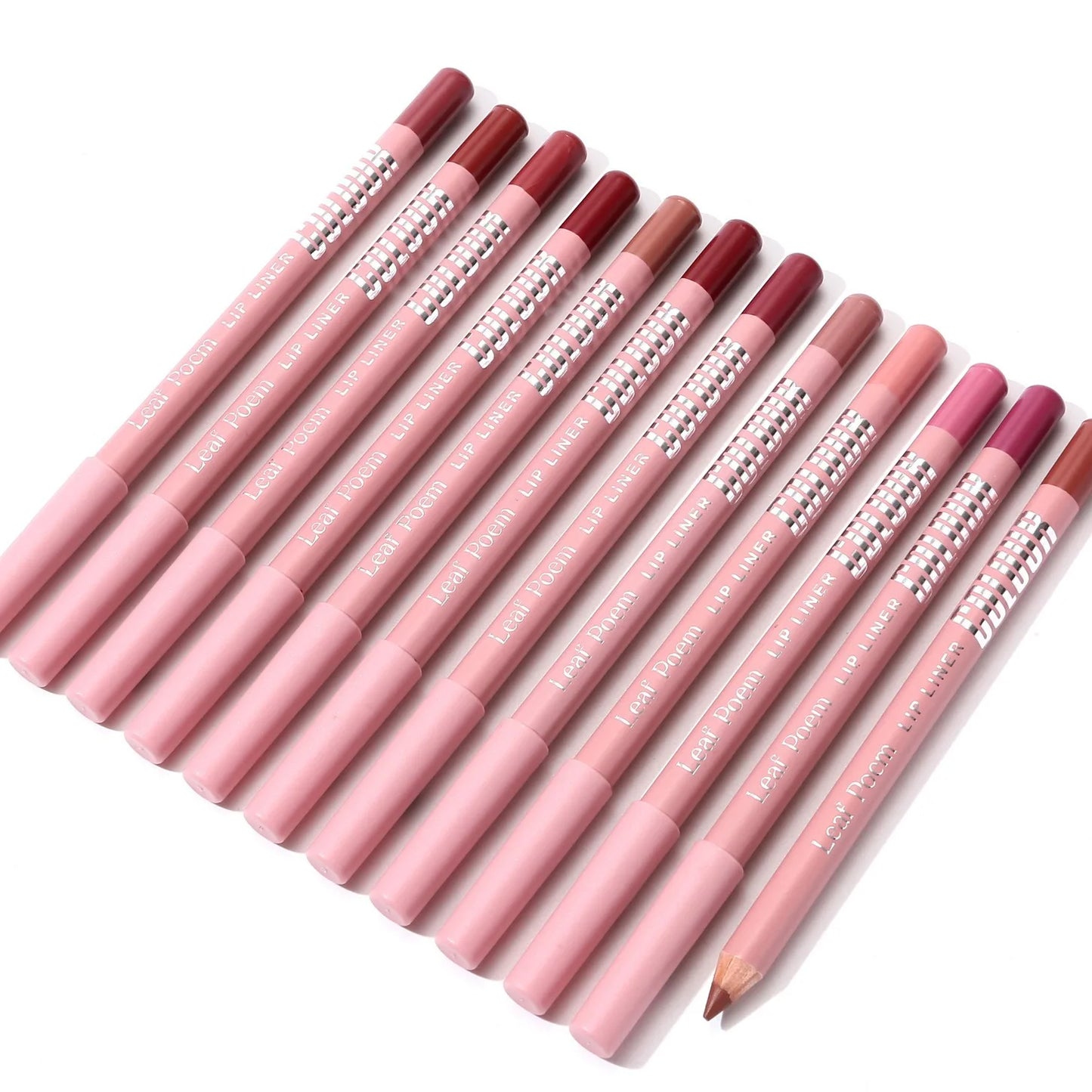 12Color Matte Lipliner Pencil Waterproof Plumping Stain Lipstick Natural Nude Pink Lip Liner Pro Outline The Lips Contour Makeup - kellylooksshop