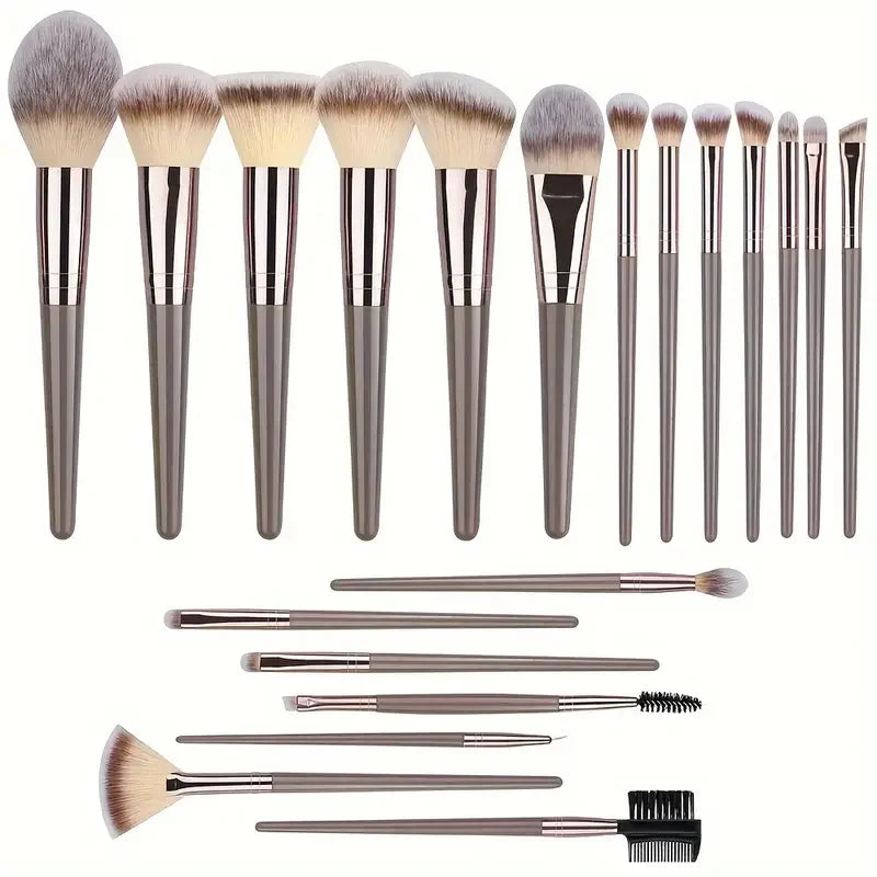 3-20PCS Makeup Brushes Set Eyeshadow Fluffy Foundation Concealer Blush Highlighter Storage Box Female Cosmetics Beauty Tools - kellylooksshop