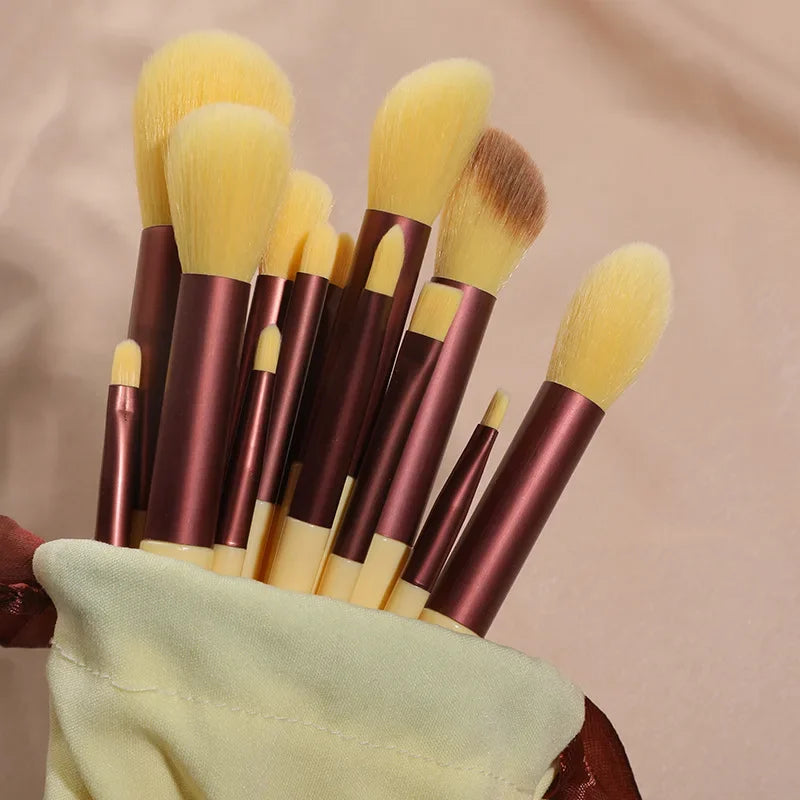Soft Fluffy Makeup Brushes Set for Cosmetics Foundation Blush Powder Eyeshadow Kabuki Blending Makeup Brush Beauty Tool - Kellylooks Shop