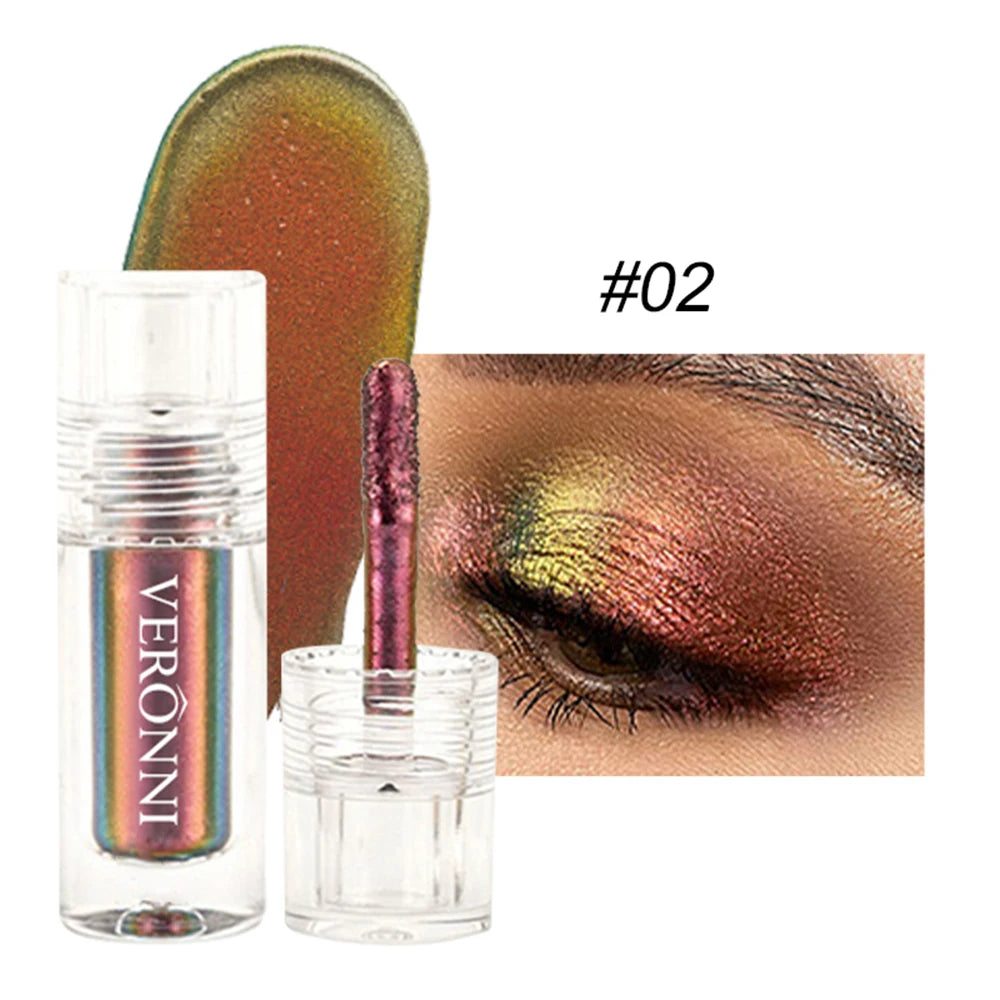 Chrome Shifting Pigments Chameleon Liquid Eyeshadow Shiny Long Lasting Multichrome High Eyeshadow Liquid Eye Makeup Art Cosmetic - kellylooksshop