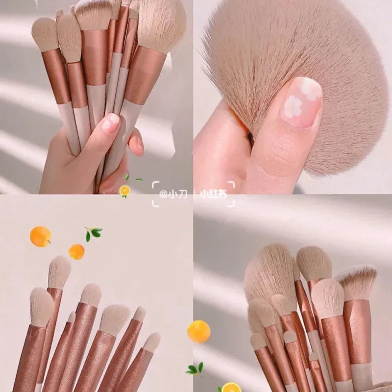 Soft Fluffy Makeup Brushes Set for Cosmetics Foundation Blush Powder Eyeshadow Kabuki Blending Makeup Brush Beauty Tool - Kellylooks Shop