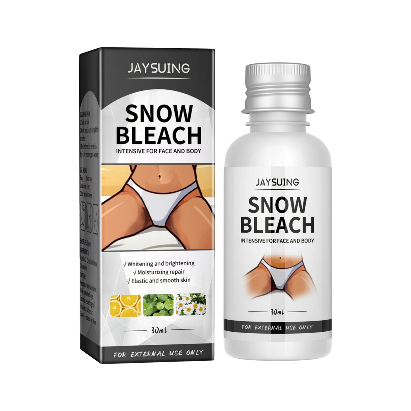 Body Snow Bleach Cream Nicotinamide Removal Dark Spot Melanin Brighten Private Parts Underarm Bleaching Armpit Elbow Knees Joint