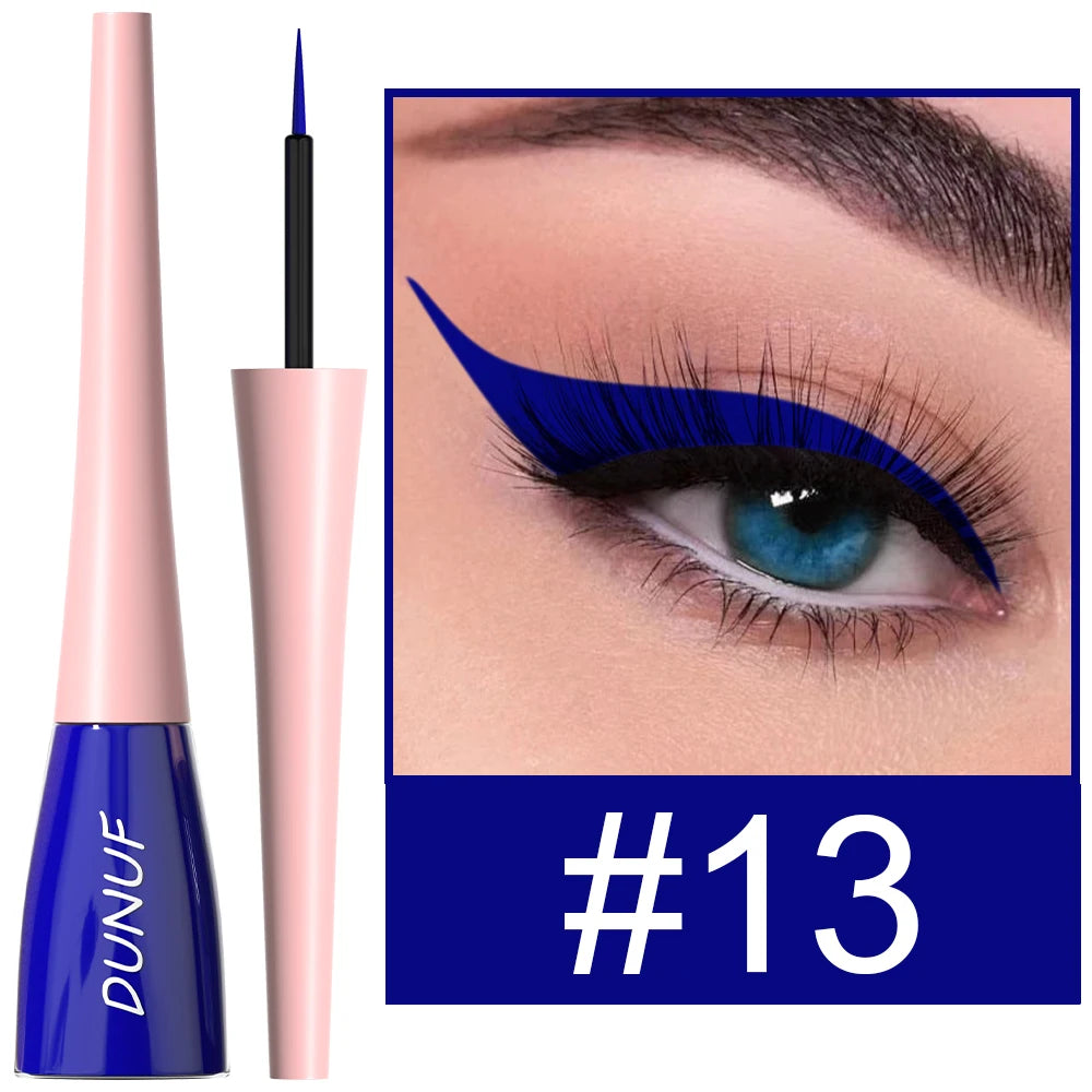 DUNUF 1 Pcs Waterproof Long-Wearing Liquid Eyeliner - Smudge-Resistant, Transfer-Proof, Perfect For Creating Dramatic Looks - kellylooksshop