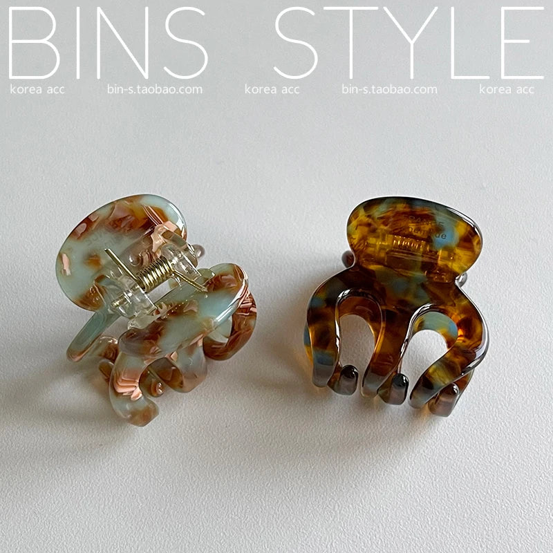 3cm Mini Hair Clip Korean Style Fashion Cute ClawFor Fringe Kids Girls Bobby Pins for Pieces kawaii Hair Accessories Pumpkin - Kellylooks Shop