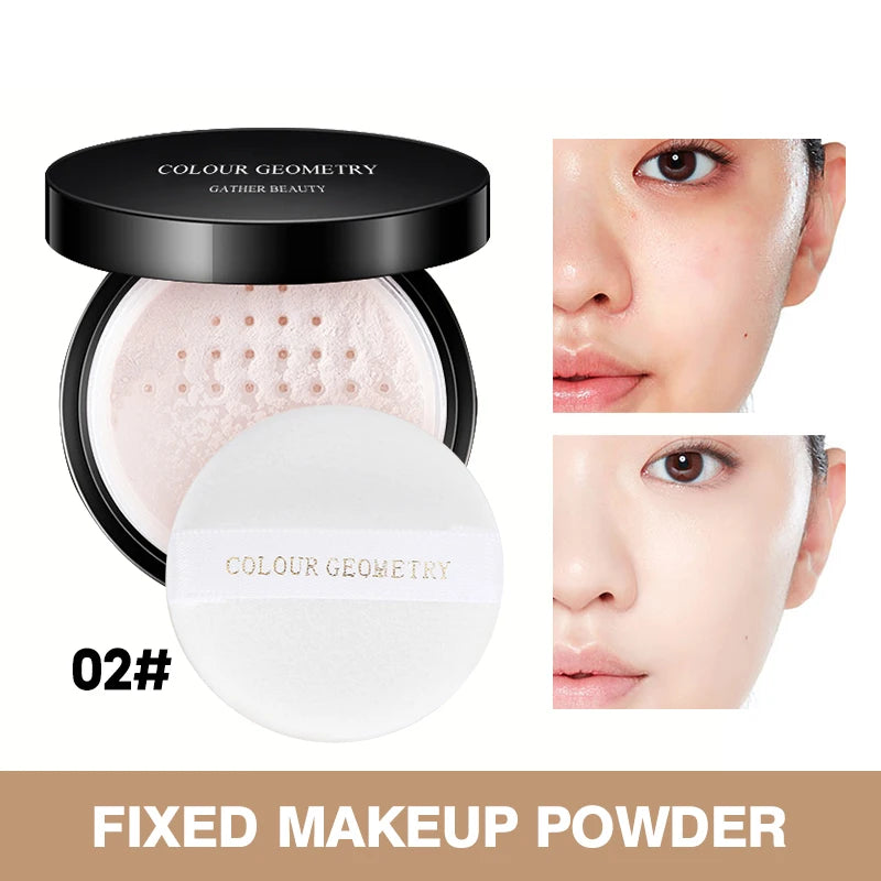 Matte Loose Powder Professional Face Styling Powder Invisible Pores Oil Control Makeup Powder Translucent Makeup Setting Powder