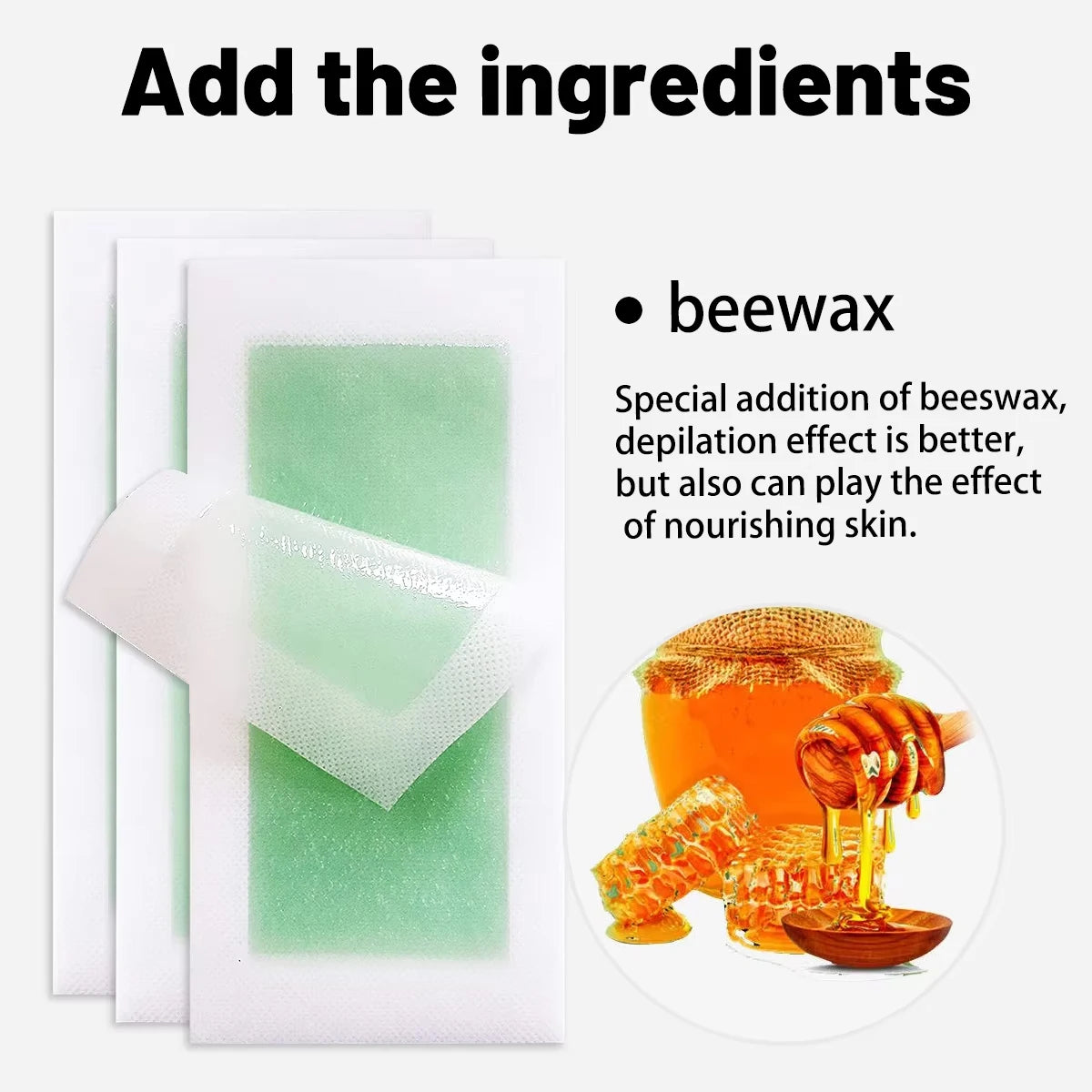 10/20/30/50/100 Pcs Depilatory Wax Strips Hair Removal Wax Paper Cold Wax Strips Paper For Face Neck Arm Leg Body Beauty Tools - Kellylooks Shop