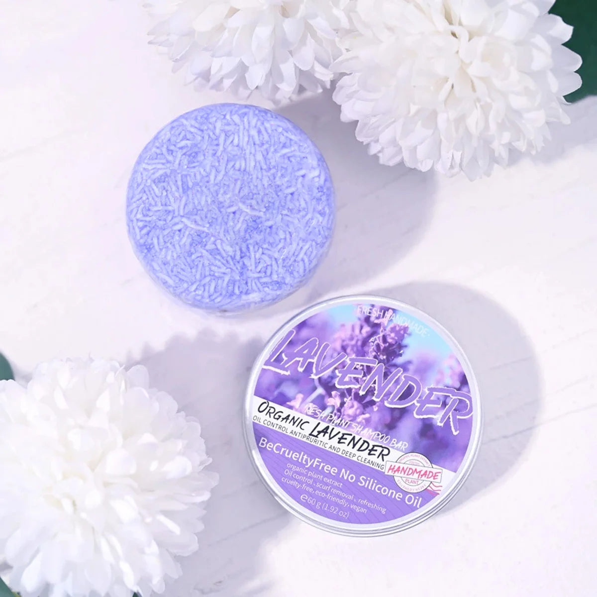 Lavender shampoo is refreshing, oil controlling, and smooth for hair, solving the problem of oily scalp without silicone oil res - Kellylooks Shop