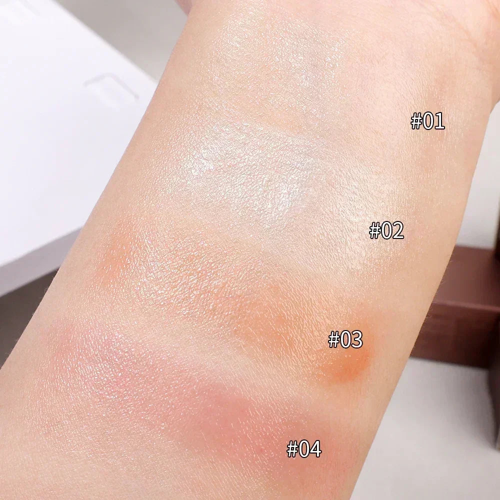 4 Colors Shimmer Water Light Highlighter Stick Blush Stick Make Up Face Body Illuminator Cosmetics Face Contour Brighten Makeup - Kellylooks Shop