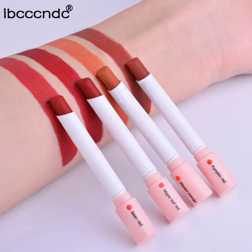 4-Lasting Stick Waterproof Lip Set - Long-Lasting Matte Lipstick with Transparent Finish - Perfect Valentine's Day Gift for Her - Kellylooks Shop