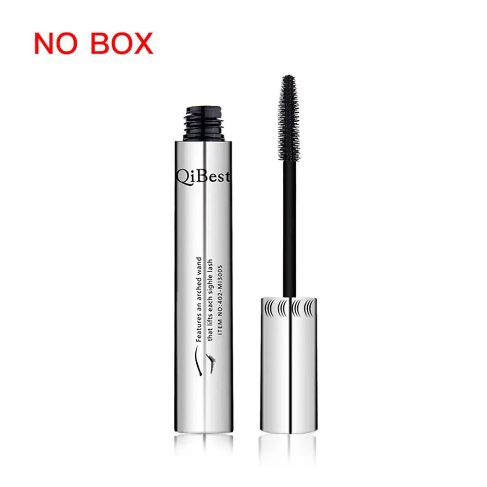 QIBEST Black Mascara 4D Volume Waterproof Lash Eyelashes Extension Lengthening Eyelashes Liquid Rimel Mascara Cosmetics Makeup - kellylooksshop