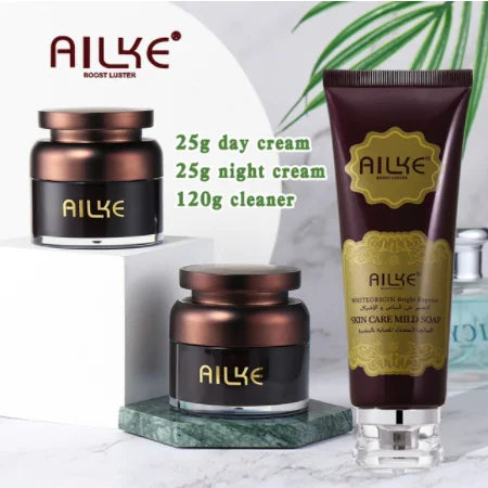 AILKE Remove Dark Spots Freckle Whitening Face Care Cream Set, With Kojic Acid Spf Uva & Uvb, Sunscreen Facial Skin Moisturizer - Kellylooks Shop