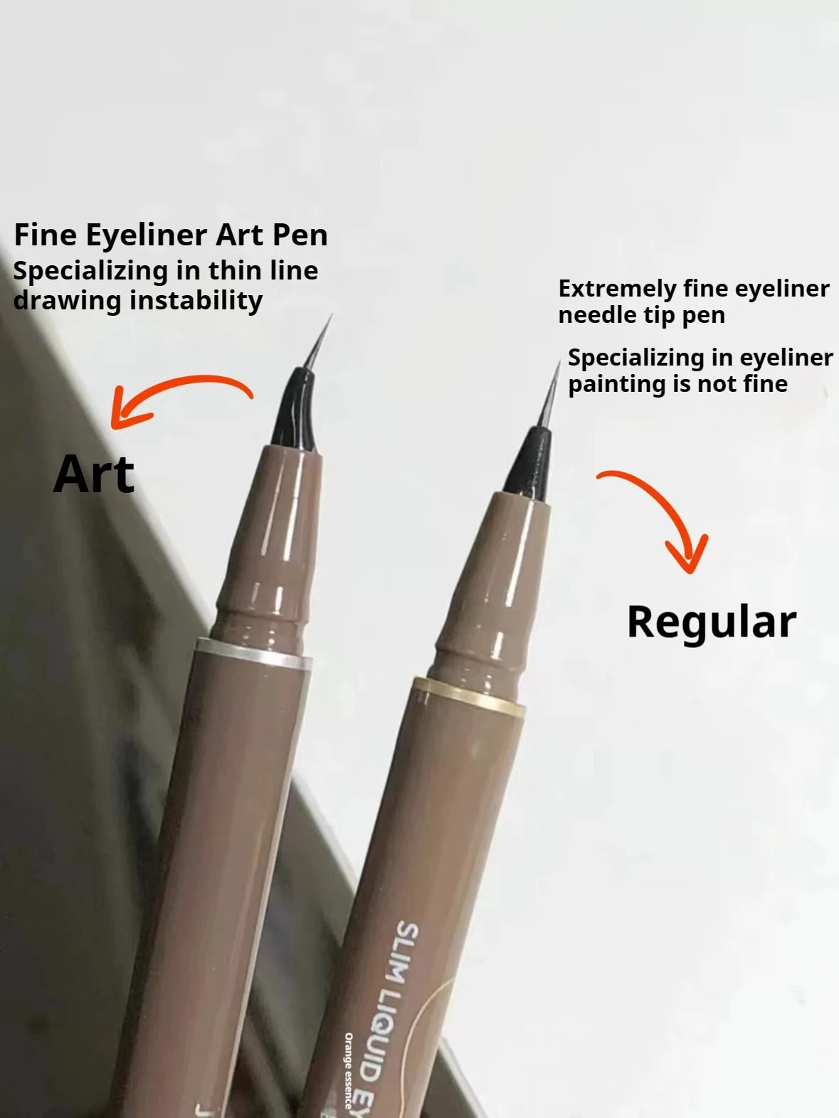 JUDYDOLL Super Fine Eyeliner Fine Brushwork Stain Free Waterproof Anti Shake Long lasting Fast Drying Slim And Enlarged Eyes - kellylooksshop