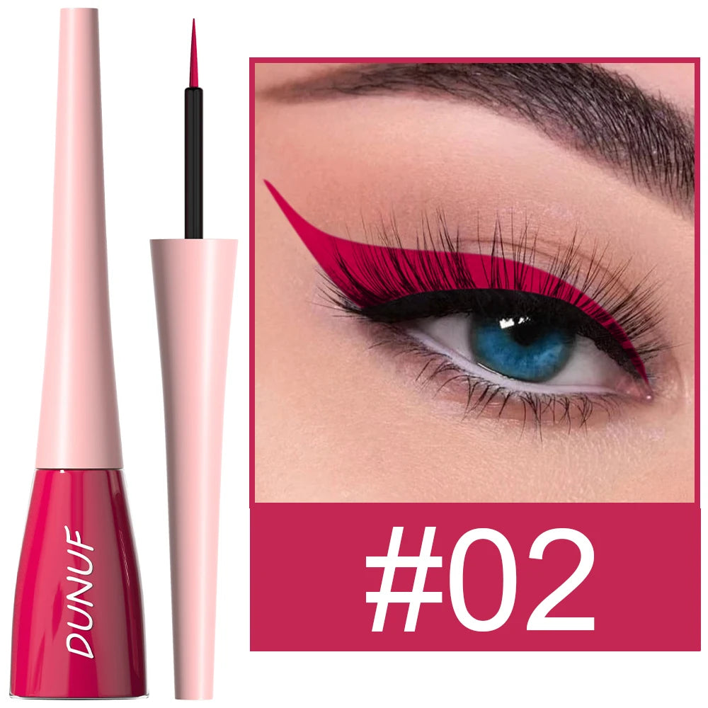 DUNUF 1 Pcs Waterproof Long-Wearing Liquid Eyeliner - Smudge-Resistant, Transfer-Proof, Perfect For Creating Dramatic Looks - kellylooksshop