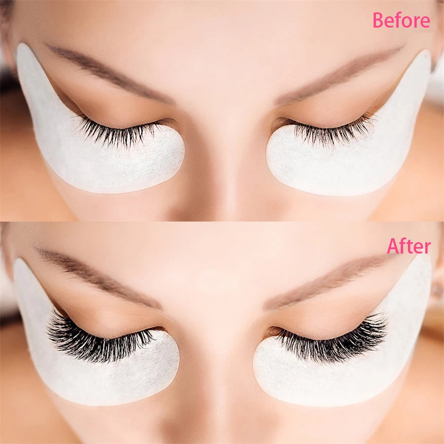 Dual Color Handle Curling Eyelash Clip Artificial Eyelash Assistant Eyebrow Trimmer Steel Needle Portable - Kellylooks Shop
