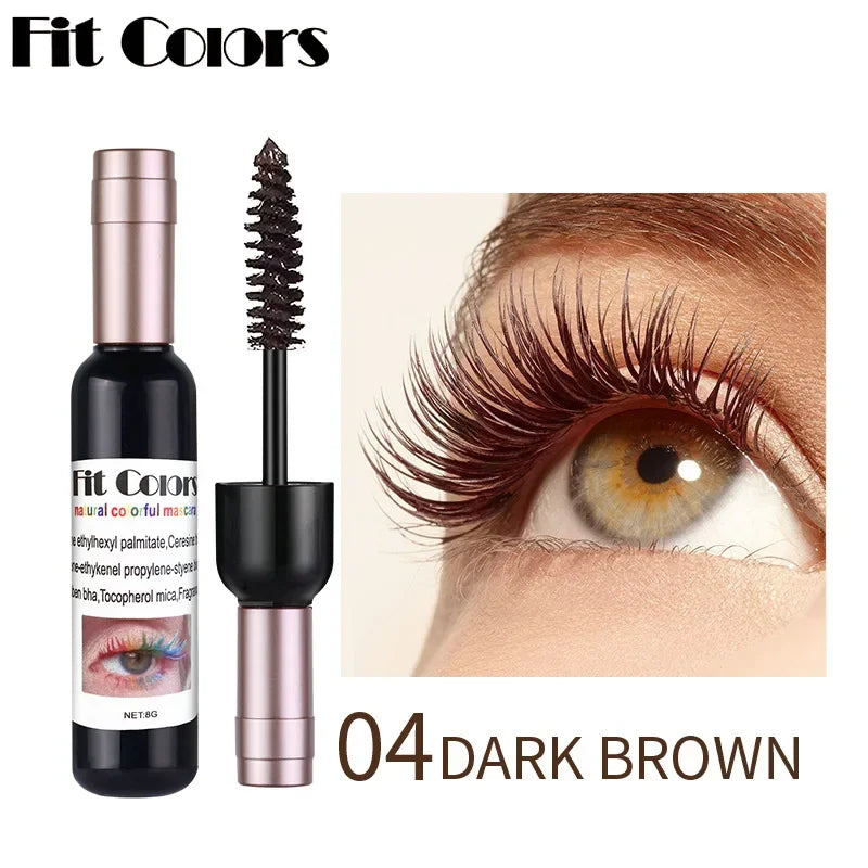1PC Colorful Eyelash Mascara EyeLashes Extension Curling Lengthen White Purple Cosplay Makeup Glitter Point Diamond Mascara - kellylooksshop