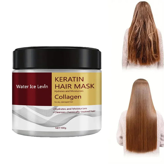 Collagen Keratin Hair Mask Dual Oil Control Moisturizer Conditioner Soft Smooth Frizz Damaged Repair Revitalize Hair Care - Kellylooks Shop