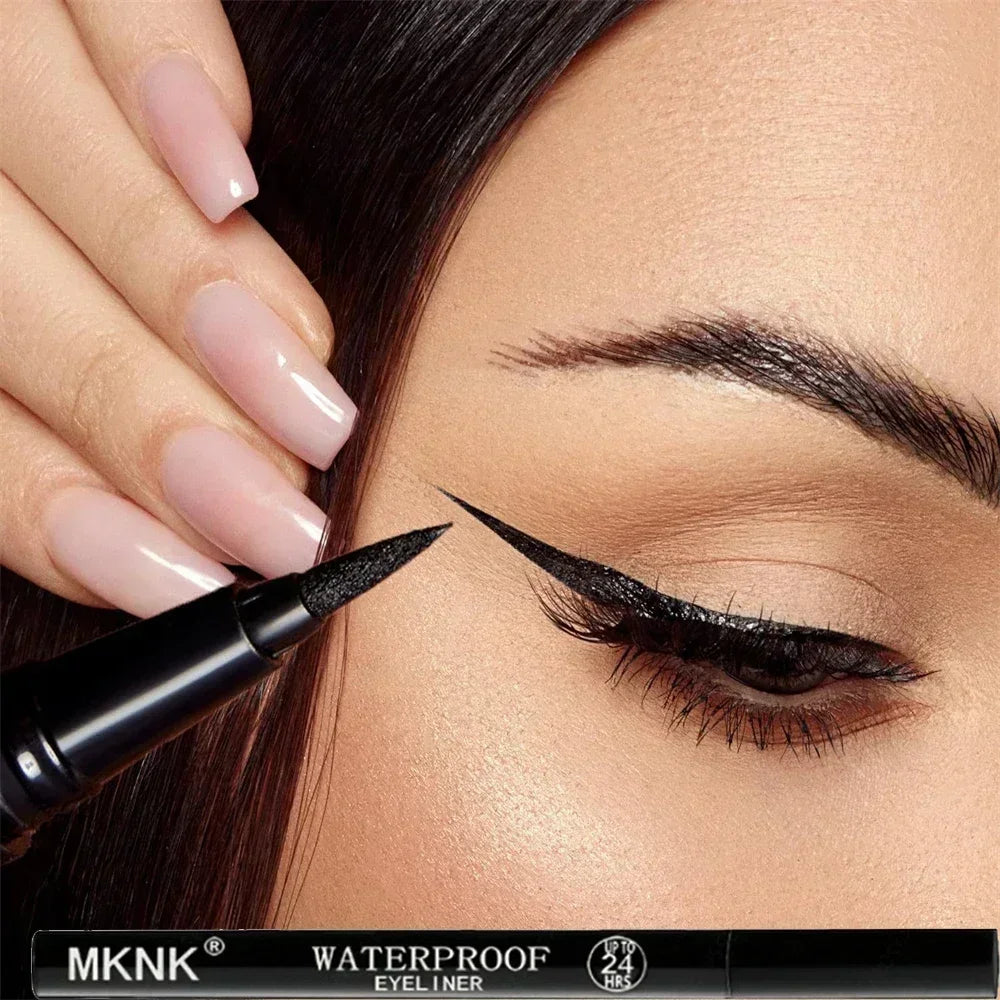 Quick-dry Eyeliner Pencil Makeup Long Lasting Smooth Matte Eye Liner Waterproof Anti Smudge Liquid Eyeliner Pen Eyes Cosmetics - kellylooksshop