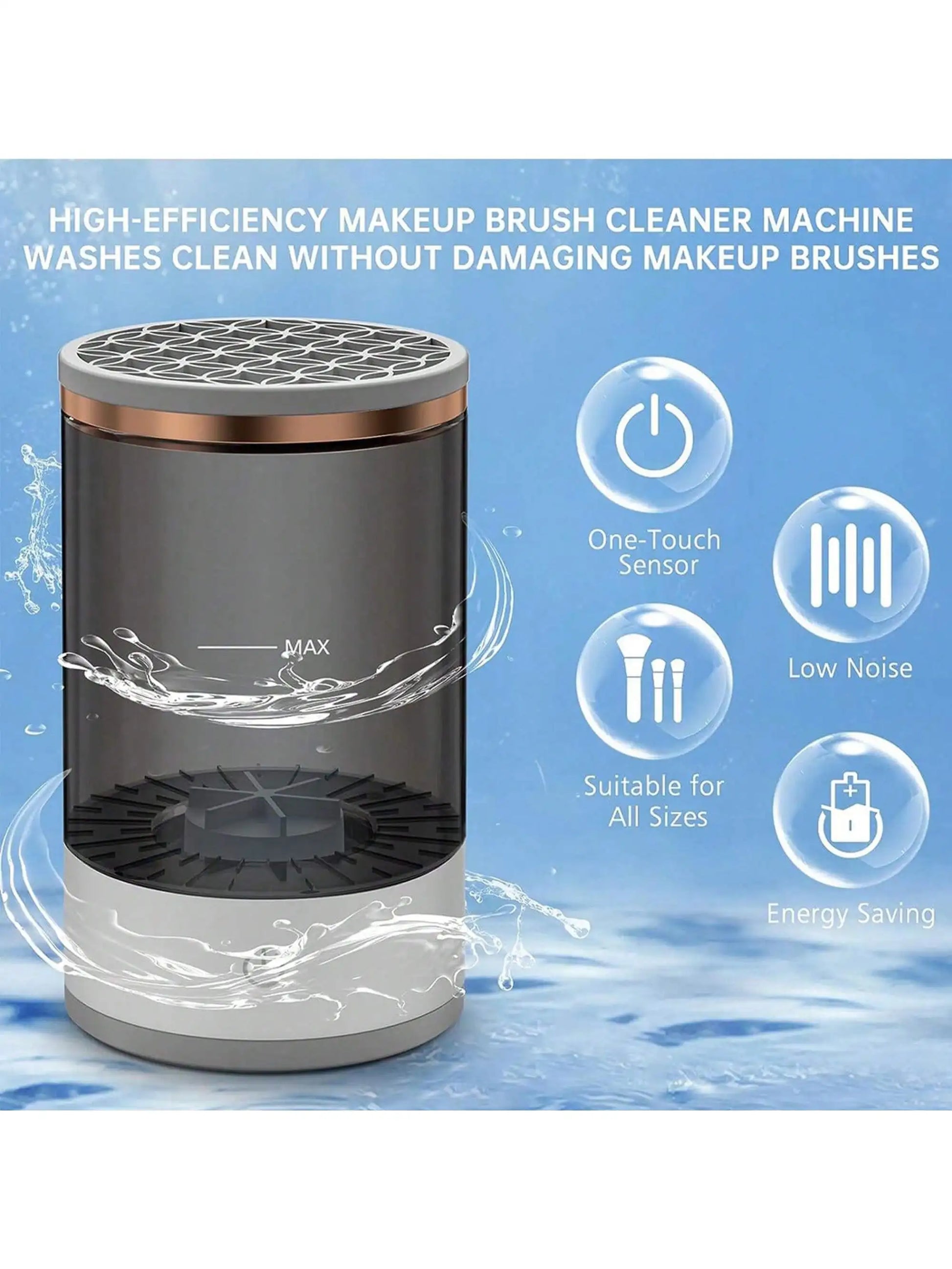 Electric Makeup Brush Cleaner Machine - Kellylooks Shop