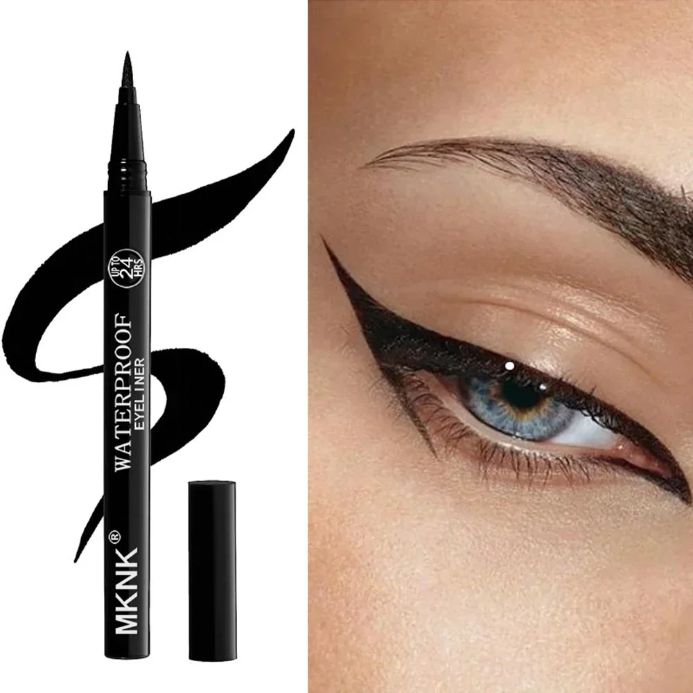 Quick-dry Eyeliner Pencil Makeup Long Lasting Smooth Matte Eye Liner Waterproof Anti Smudge Liquid Eyeliner Pen Eyes Cosmetics - kellylooksshop