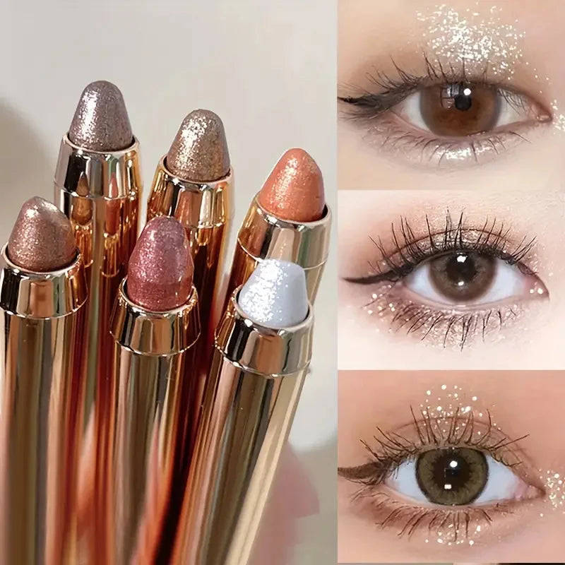 Double-sided Eyeshadow Stick - Highlighter & Brightening Pen with Pearly Glitter & Matte Finish - Kellylooks Shop