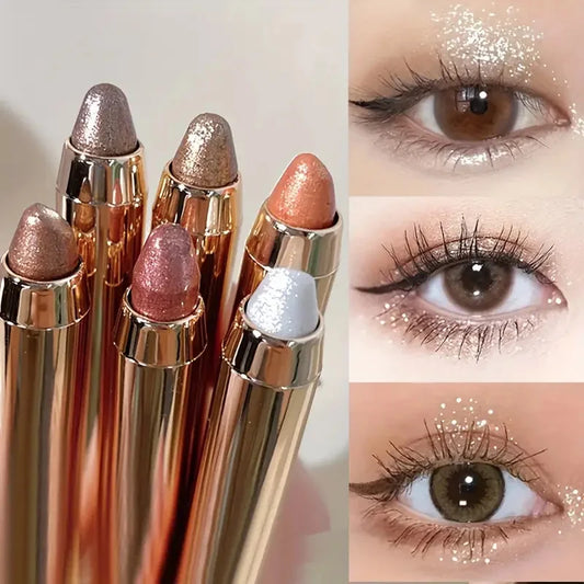 Double-sided Eyeshadow Stick - Highlighter & Brightening Pen with Pearly Glitter & Matte Finish - Kellylooks Shop