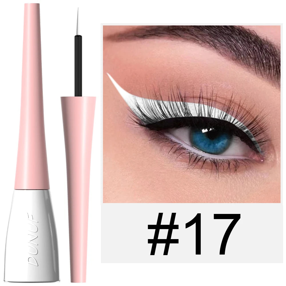 DUNUF 1 Pcs Waterproof Long-Wearing Liquid Eyeliner - Smudge-Resistant, Transfer-Proof, Perfect For Creating Dramatic Looks - kellylooksshop