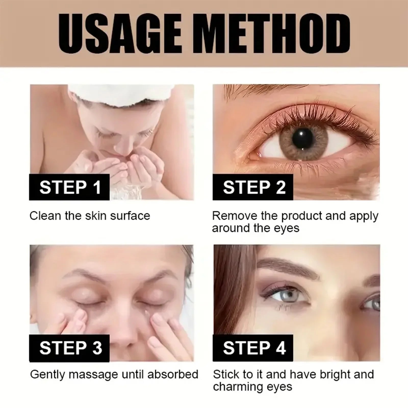 Retinol Eye Cream Get Rid Of Puffy Dark Circles Eye Bags Lifting Moisturizing Health Repairing Smoothing Eye Care - kellylooksshop