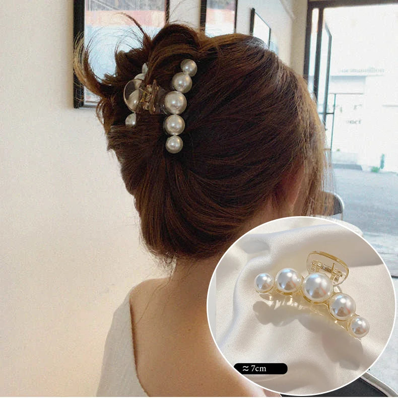 Fashion Elegant Gold Color S-shaped Metal Hairpins Hair Claw For Women Girls Korean Hair Clips Ponytail Clip Hair Accessories - Kellylooks Shop