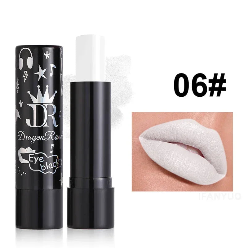 New 12 Colors Matte Lipsticks Waterproof Pink Black Blue Velvet Lipstick Long Lasting Makeup Lip Stick Halloween Cosmetics NEW - kellylooksshop
