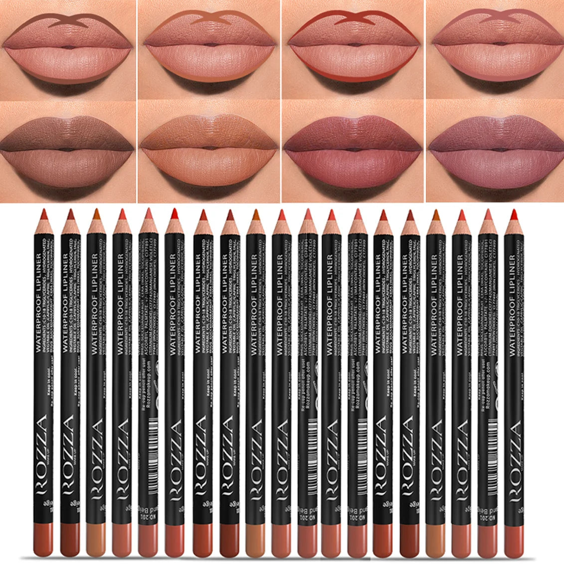14 Color Nude Matte Lipstick Pencil Long-lasting Waterproof Lip Pencil High Pigmented Lip Liner Lip Makeup Tool - Kellylooks Shop