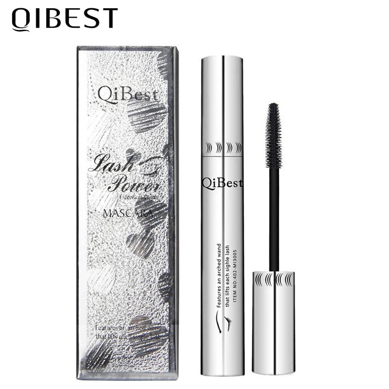 QIBEST 4D Silk Fiber Eyelash Mascara Waterproof Black Mascara For Eyelash Extension Thick Lift Lengthening Lasting Makeup Rimel - kellylooksshop