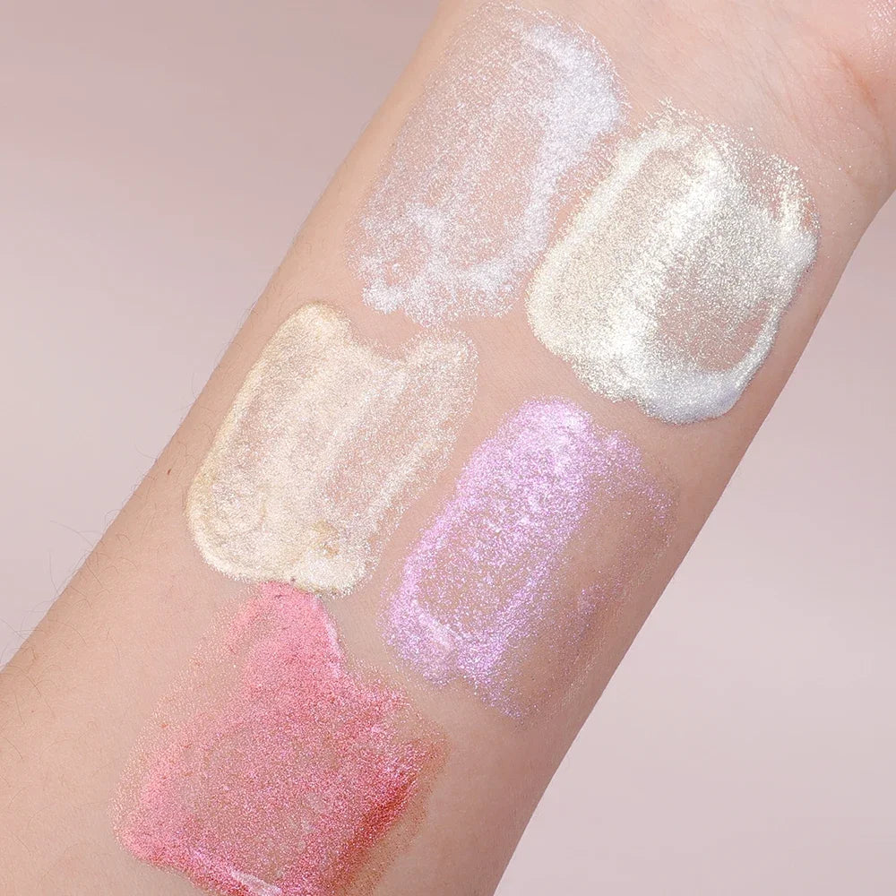 Liquid Highlighter Face Contouring Pearlescent Makeup Brightening Bronzer Glow Body Face Contour Shimmer Illuminator Cosmetics - kellylooksshop