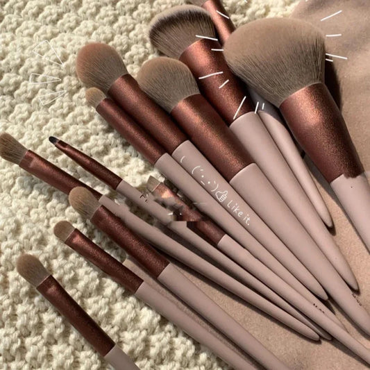 Soft Fluffy Makeup Brushes Set for Cosmetics Foundation Blush Powder Eyeshadow Kabuki Blending Makeup Brush Beauty Tool - Kellylooks Shop