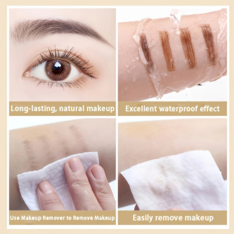 Double headed eyebrow pencil, extremely fine, waterproof, sweat resistant, and long-lasting - kellylooksshop