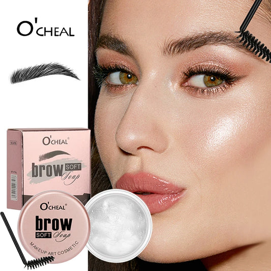 Eyebrow Styling Gel 3D Feathery Wild Brow Wax Waterproof Long Lasting Easy To Wear Shaping Eyebrows Makeup Sculpt Soap Cosmetics - kellylooksshop