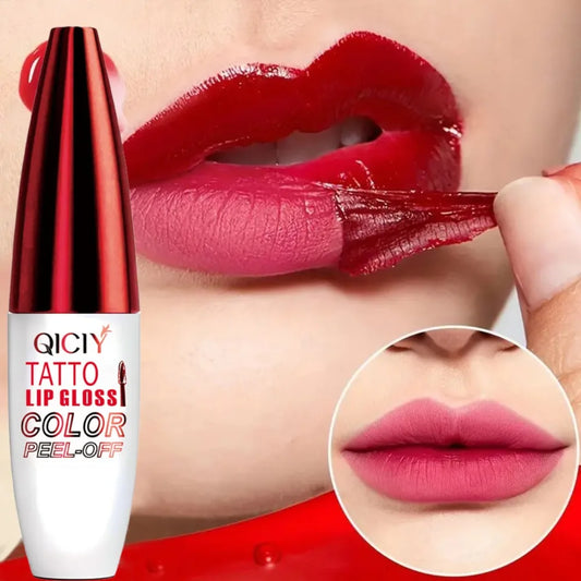 4 Color Liquid Peel-off Lip Gloss Waterproof Long-lasting Matte Lipstick Non-stick Cup Makeup Moisturizing Lip Tattoo Pigment - kellylooksshop