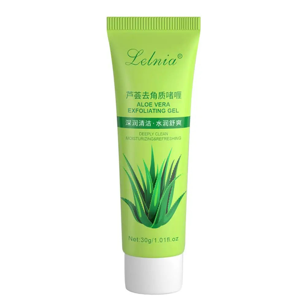 Face Exfoliating Gel Aloe Vera Facial Exfoliating Scrub Cleanses Remove Blackhead Moisturizing Shrink Pores Skin Care 30g-100g - Kellylooks Shop