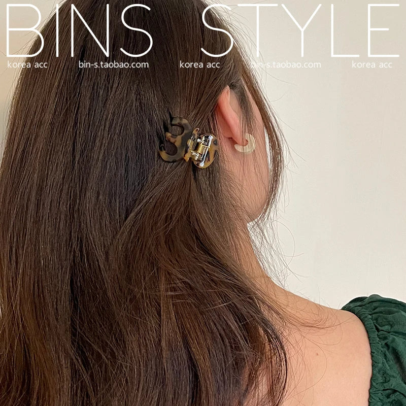 3cm Mini Hair Clip  Korean Style Fashion Cute ClawFor Fringe Kids Girls Bobby Pins for Pieces kawaii Hair Accessories Pumpkin - Kellylooks Shop