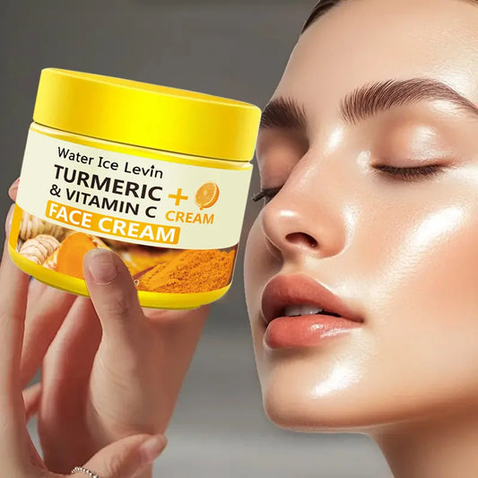 Turmeric Vitamin C Anti-Aging Cream Moisturizing Anti-Wrinkle Collagen Hyaluronic Acid Cream Skin Care Cosmetics 50g - Kellylooks Shop