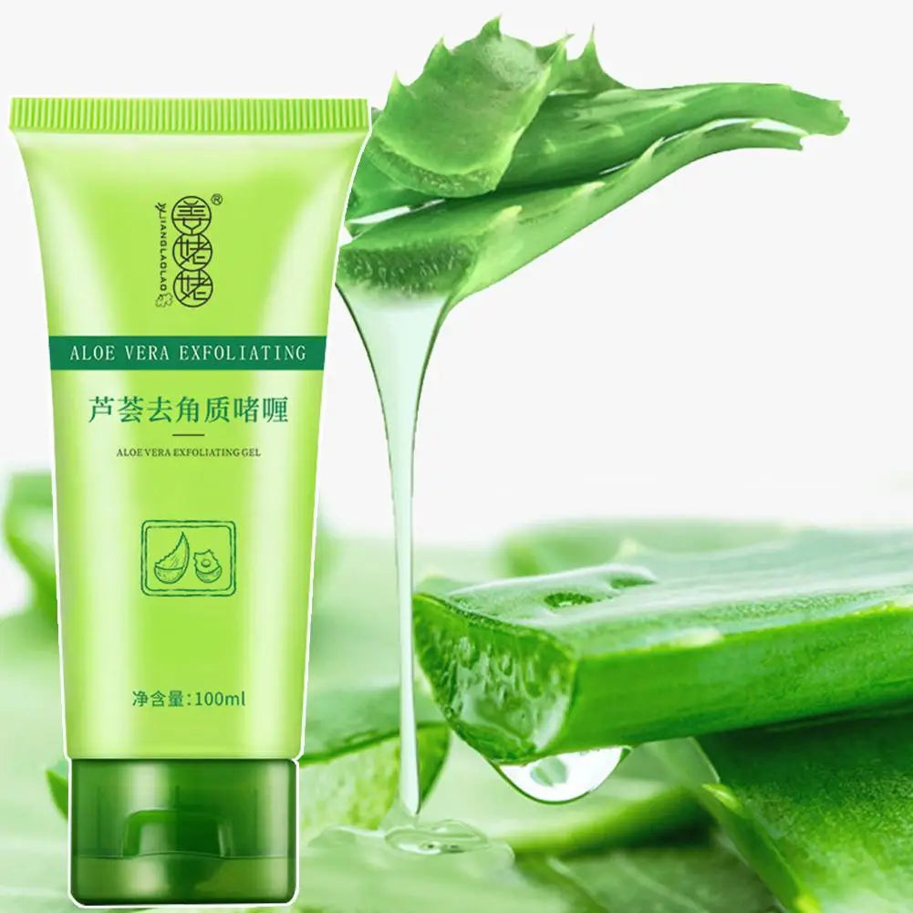 Face Exfoliating Gel Aloe Vera Facial Exfoliating Scrub Cleanses Remove Blackhead Moisturizing Shrink Pores Skin Care 30g-100g - Kellylooks Shop