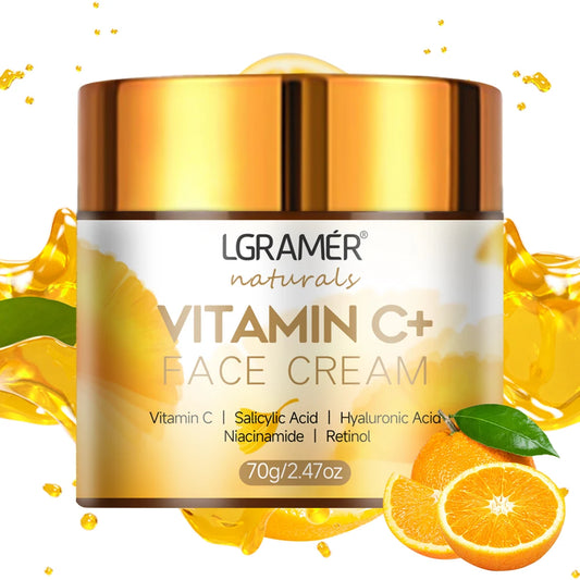 Vitamin C Face Cream Retinol Smooth Wrinkle Moisturizing Firming Hyaluronic Lightening Repairing Smooth Skincare Whitening Cream - Kellylooks Shop