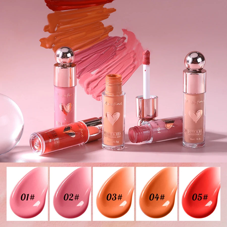 Multi-Use Waterproof Liquid Blush Lasting Moisturizer Matte Natural Face Blusher - kellylooksshop
