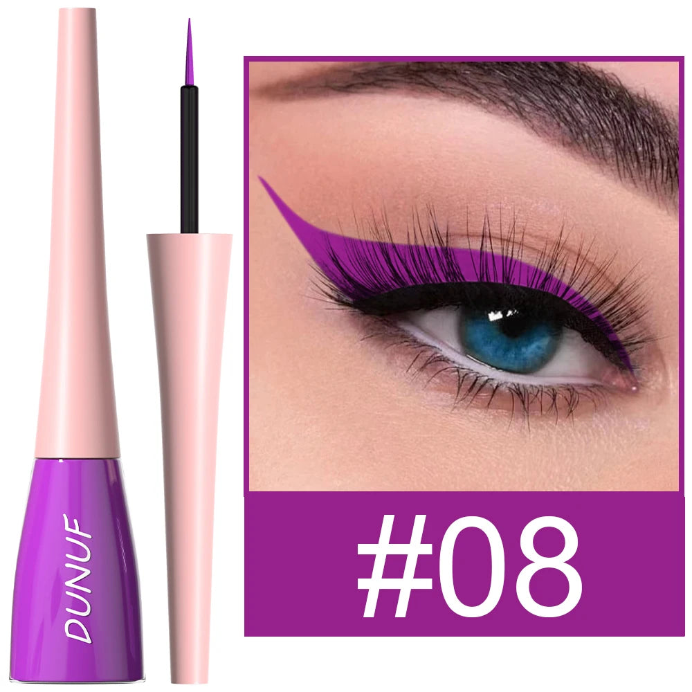 DUNUF 1 Pcs Waterproof Long-Wearing Liquid Eyeliner - Smudge-Resistant, Transfer-Proof, Perfect For Creating Dramatic Looks - kellylooksshop