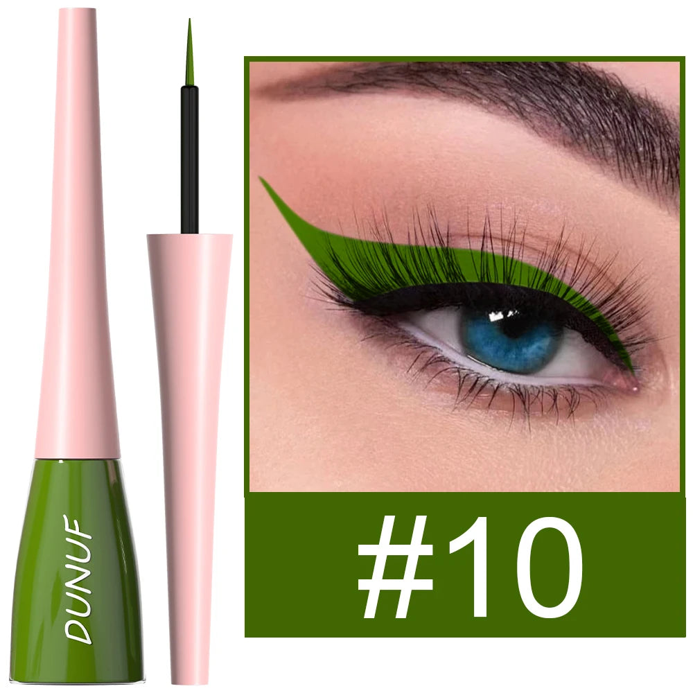 DUNUF 1 Pcs Waterproof Long-Wearing Liquid Eyeliner - Smudge-Resistant, Transfer-Proof, Perfect For Creating Dramatic Looks - kellylooksshop