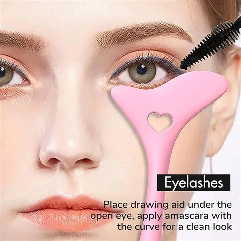 Wholesale  Multi-functional Eyeliner Stencil Wing Tips Silicone Eyeliner Aid Drawing Lipstick Wearing Aid Reusable Makeup Tools - Kellylooks Shop