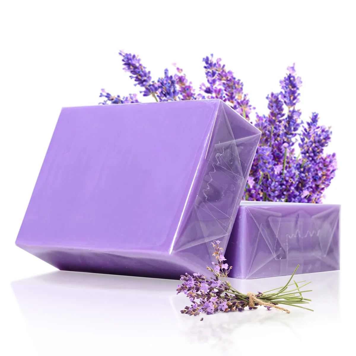 Natural Organic Lavender Essential Oil Soap Handmade Soap for Cleansing, Refreshing, Oil Control, Bath Soap - Kellylooks Shop