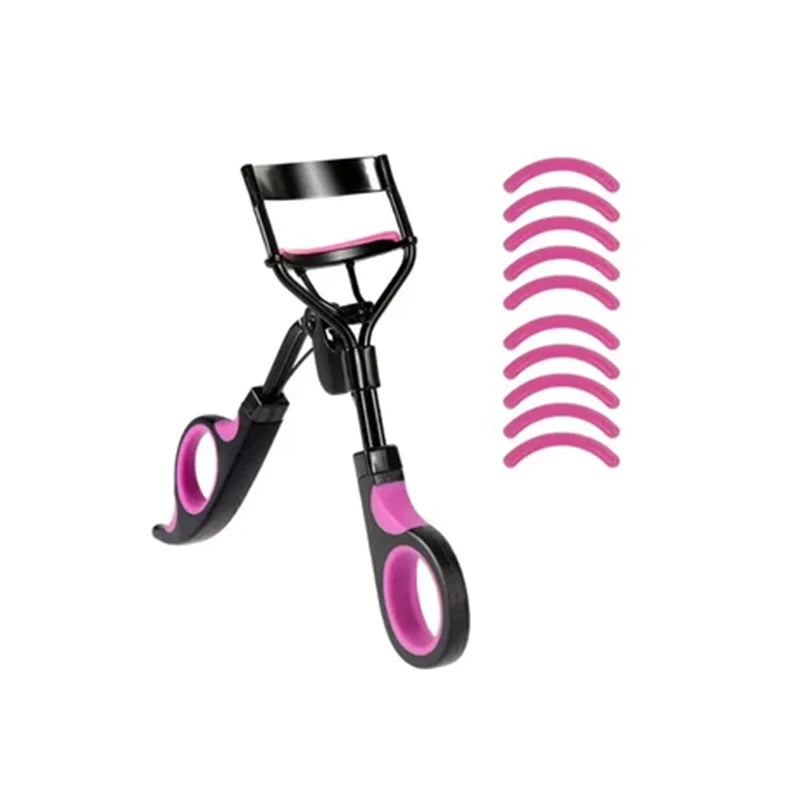 Dual Color Handle Curling Eyelash Clip Artificial Eyelash Assistant Eyebrow Trimmer Steel Needle Portable - Kellylooks Shop